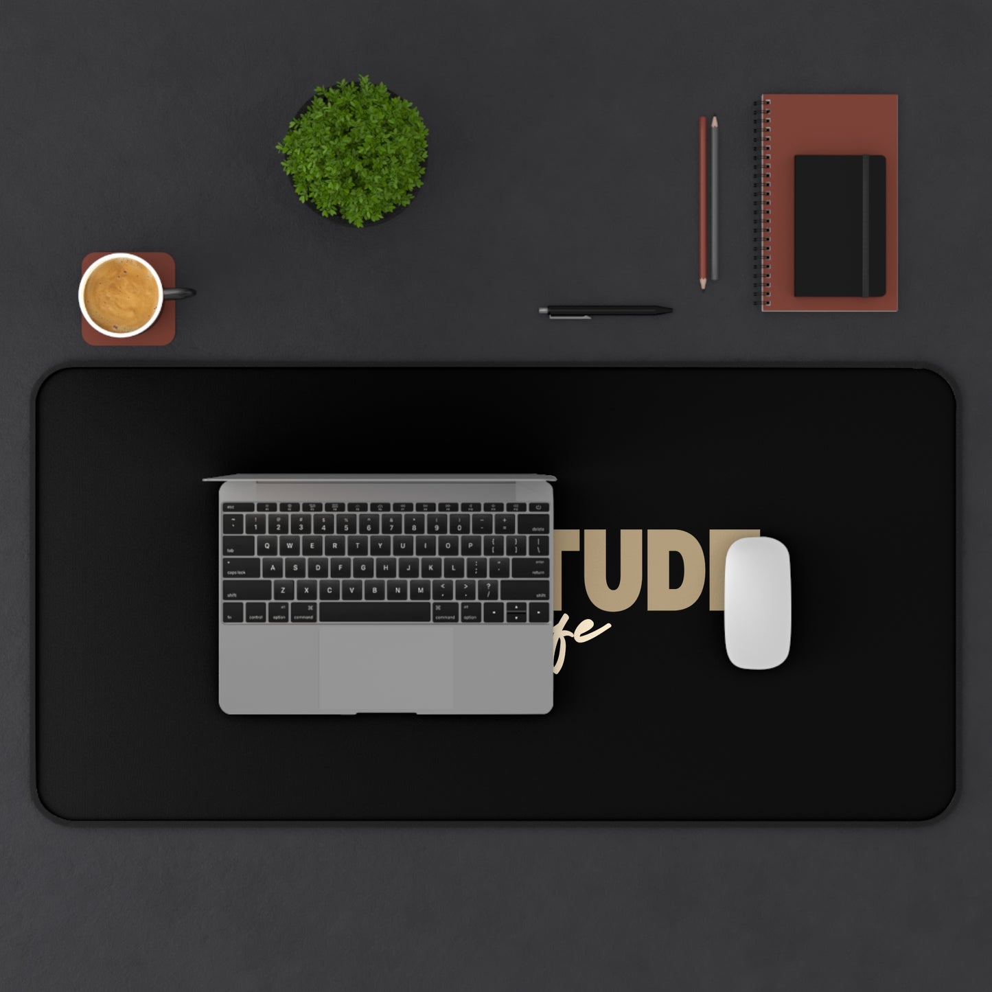 "GRATITUDE FOR LIFE" Desk Mat